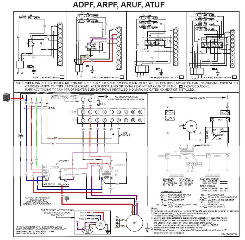 Goodman Heat Pump/AC Blower Fan No Power Problems ... goodman heat pump air handler wiring diagram no aux 